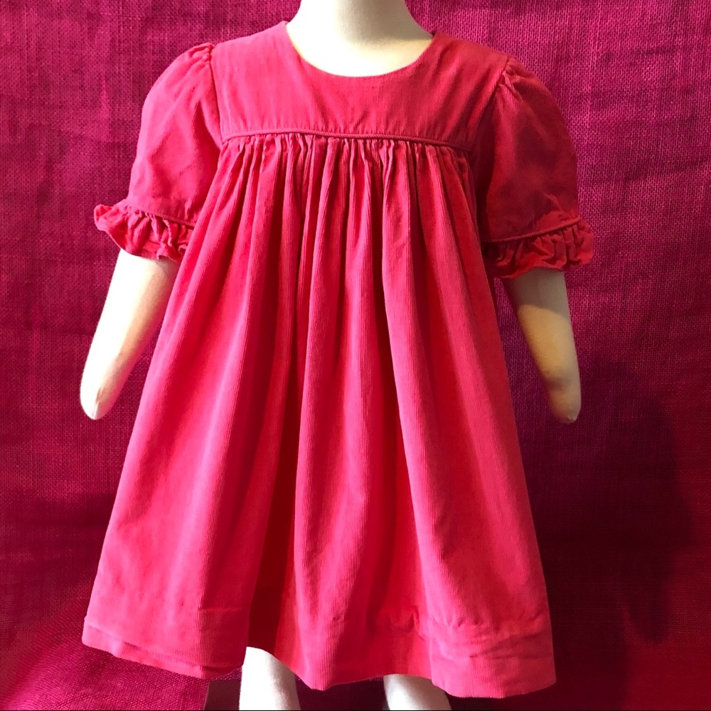 StellyBelly Pink Corduroy Dress 24m